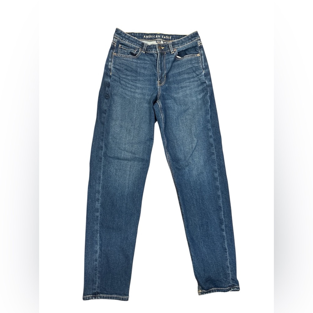 American Eagle Women’s Dark Wash Mom Jeans Size 8L